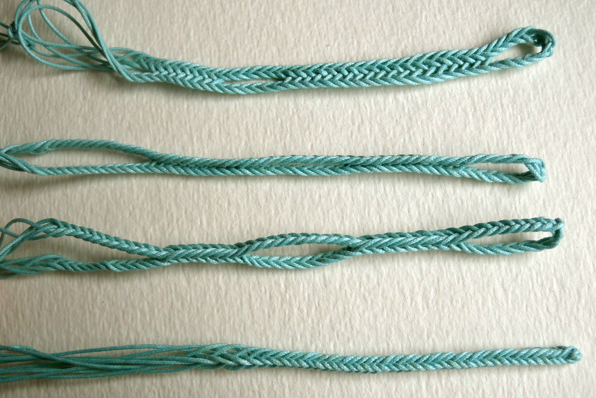 Waxed thread  Loop Braiding